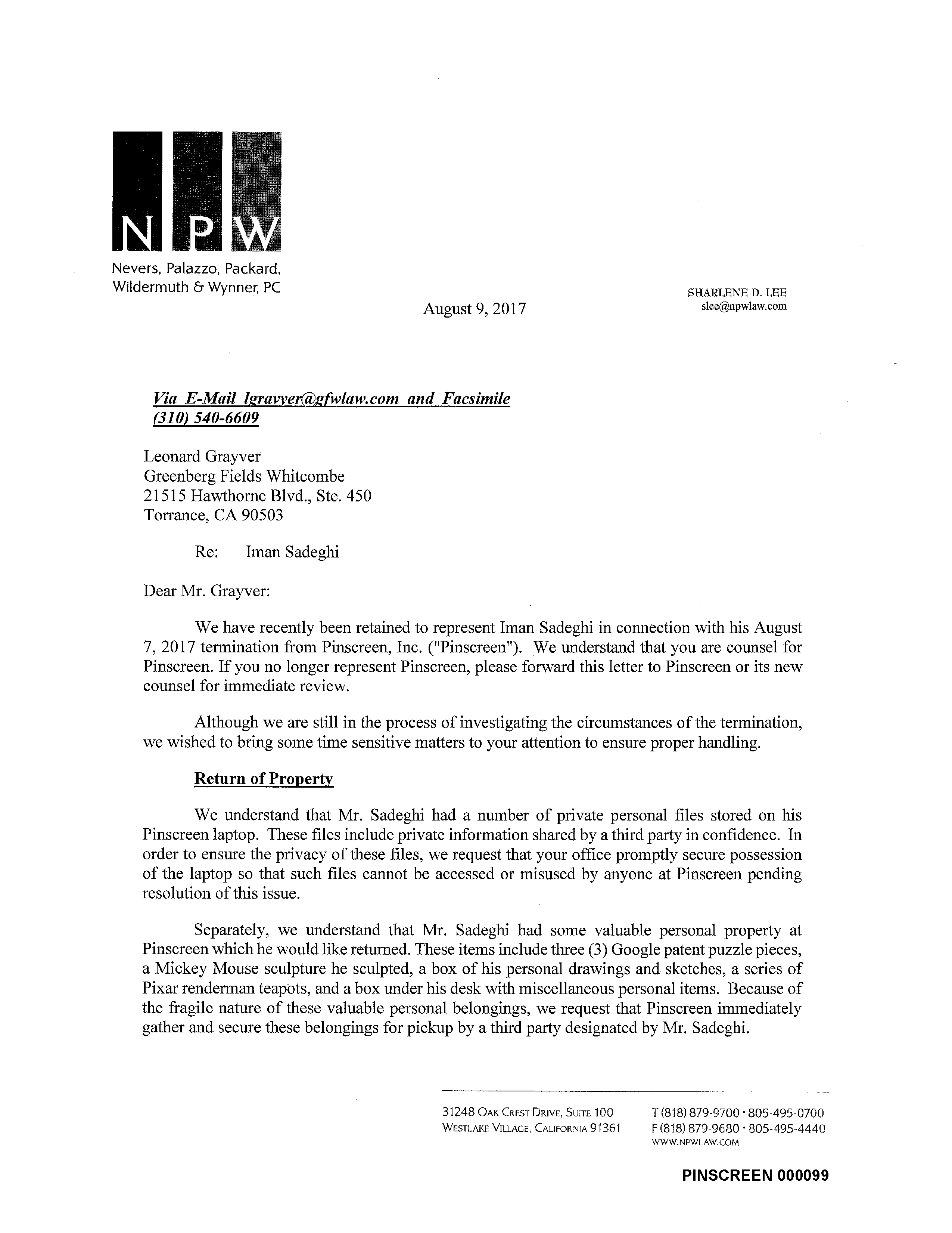 Hao Li Authenticates USC's Confirmation of Pinscreen's Public&nbsp;Deception at ACM&nbsp;SIGGRAPH RTL&nbsp;2017 Page 14