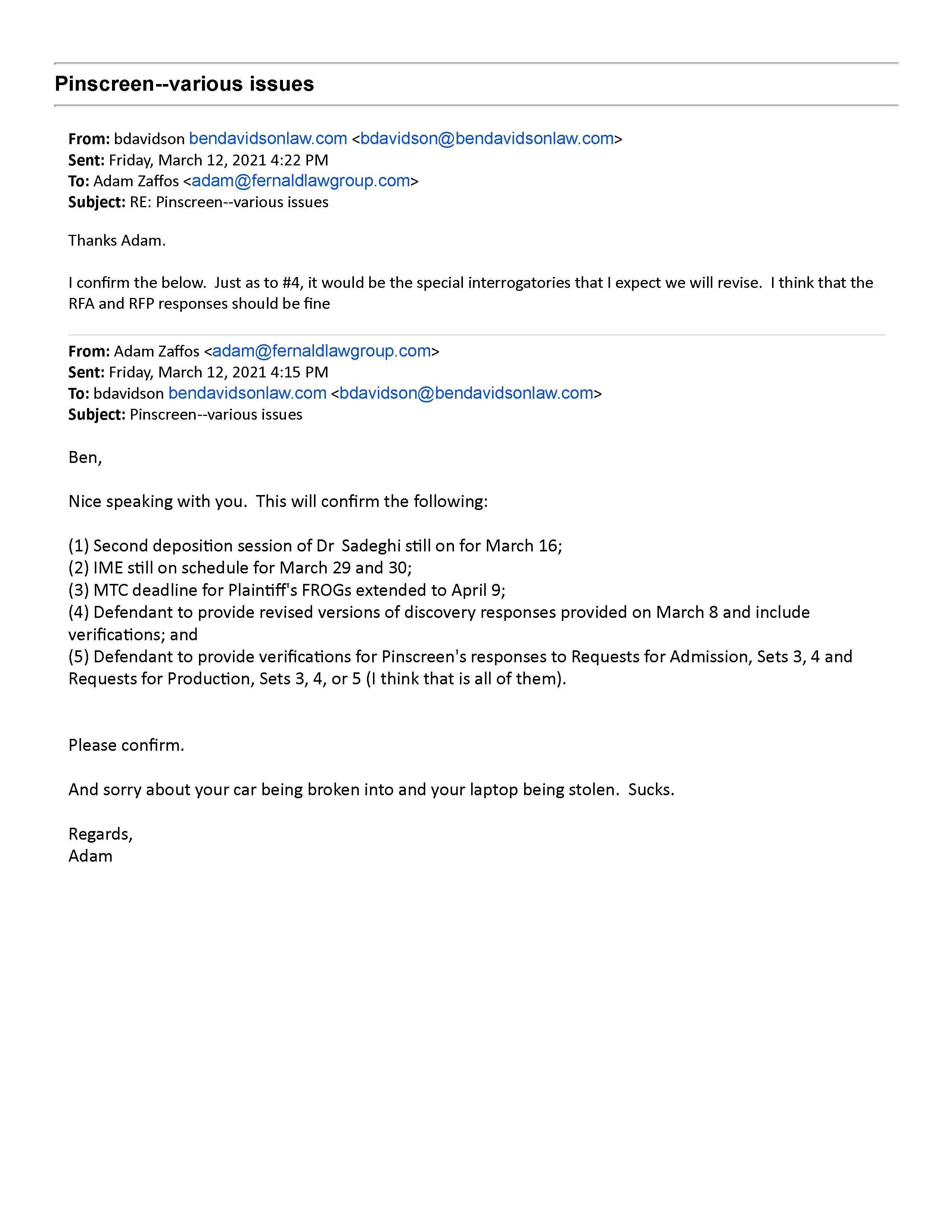 Hao Li Authenticates USC's Investigation Report re Pinscreen's Public&nbsp;Deception at ACM&nbsp;SIGGRAPH RTL&nbsp;2017 Page 12